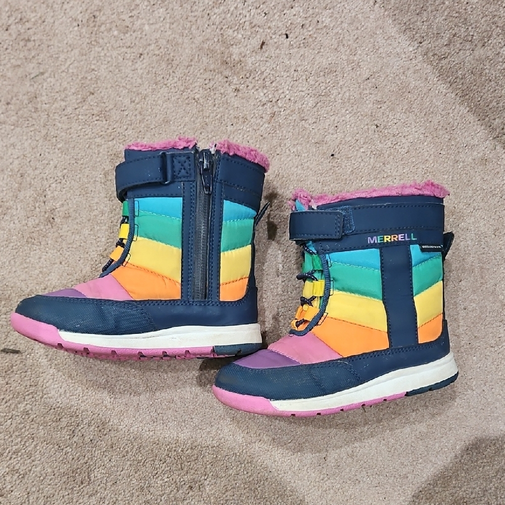Merrell Kids' Vibrant Rainbow Boots